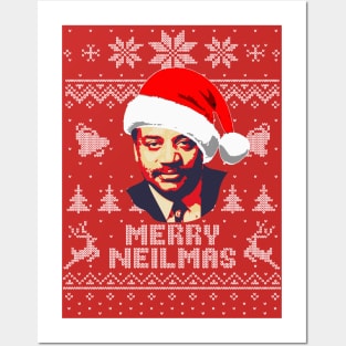 Neil Degrasse Tyson Merry Neilmas Posters and Art